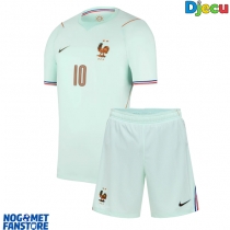 Francuska Kylian Mbappe #10 Gostujuci Dres za djecu SP 2026 Kratak Rukav (+ Kratke hlače)